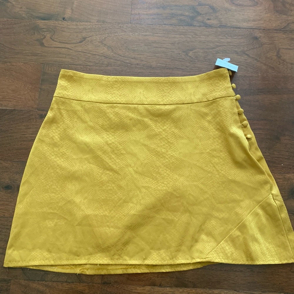 Free people snakeskin skirt